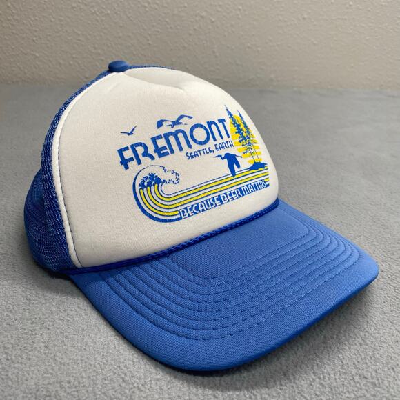 Fremont Brewery Seattle Trucker Rope Hat Snapback Foam Cap Beer Washington PNW - Picture 1 of 13